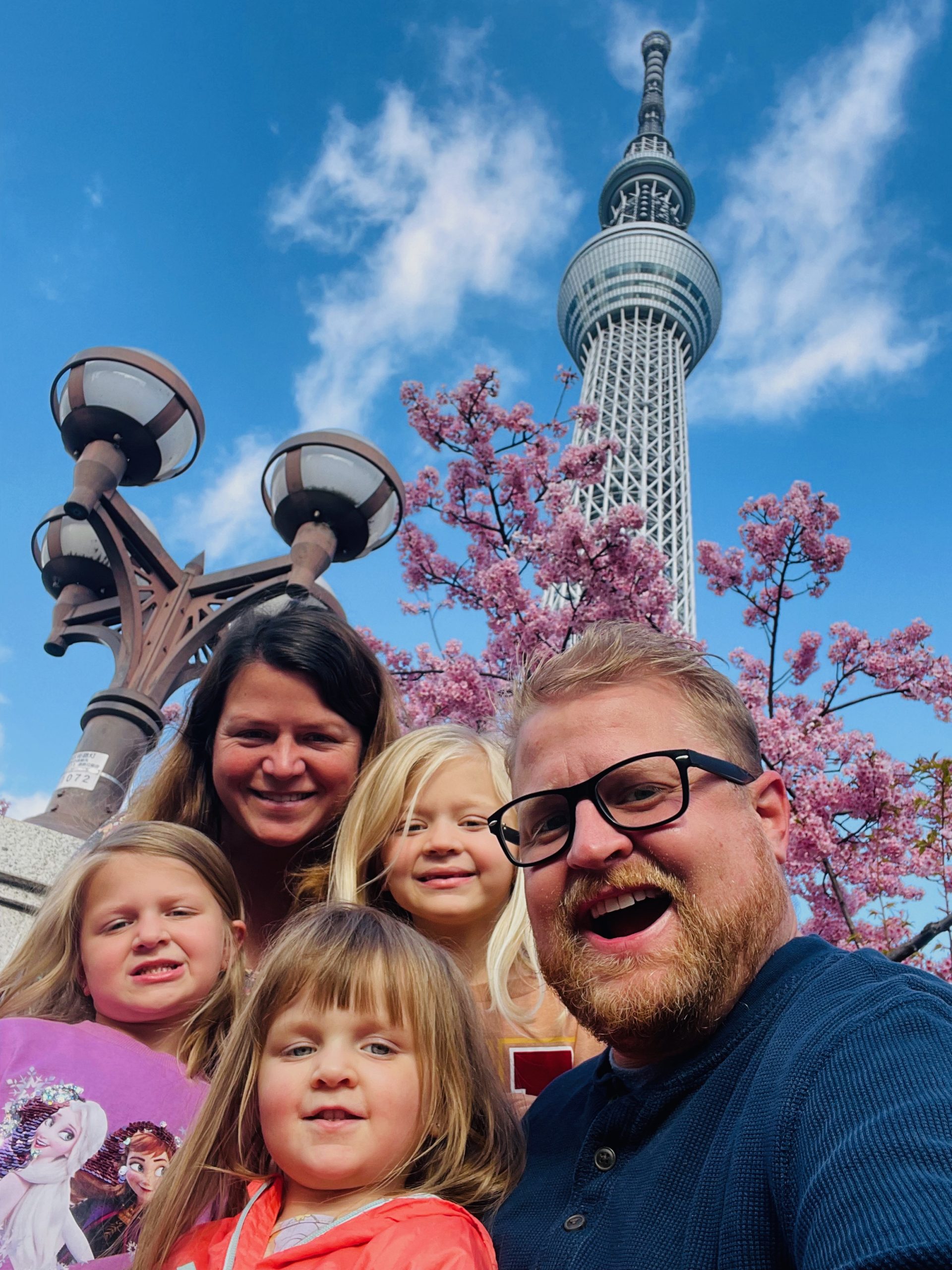 Clarkson family in Japan