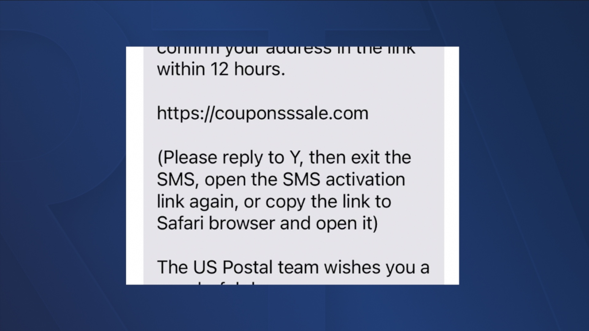 Scam Text