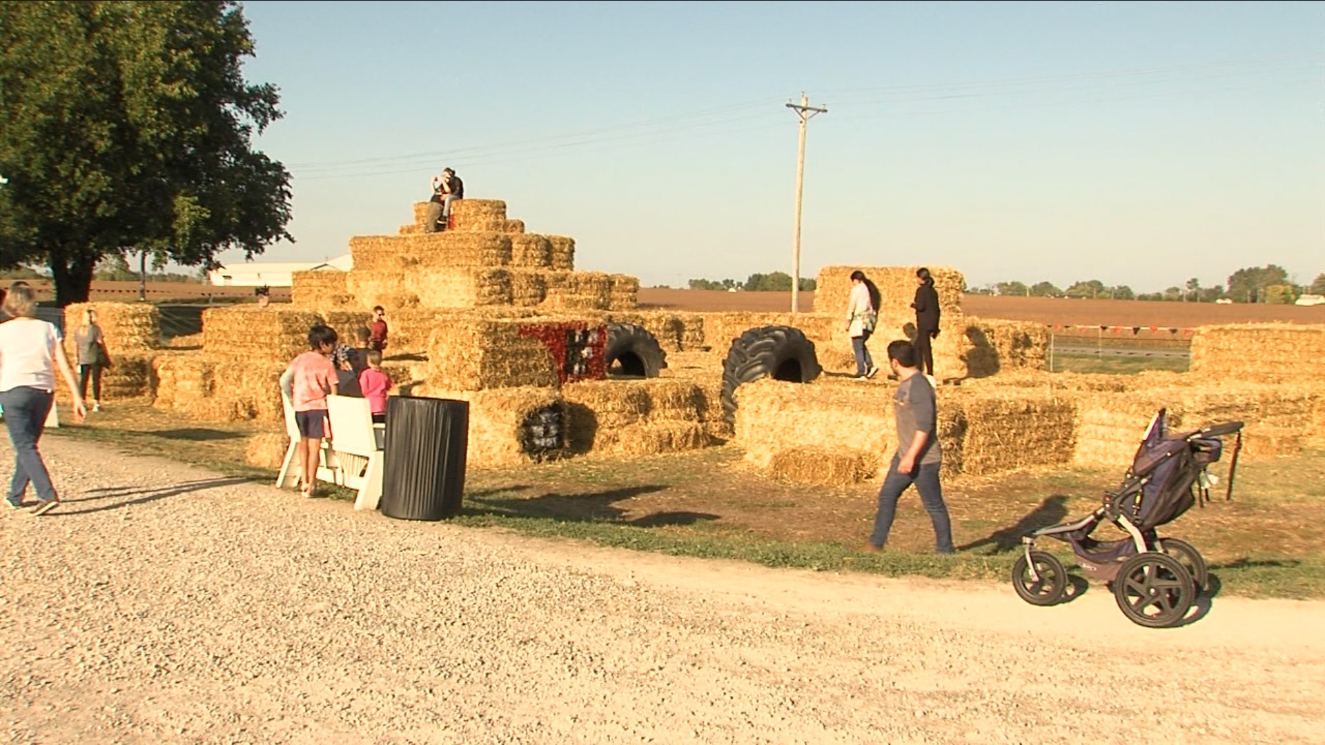 Kelsay Farms Straw Bale Mountain
