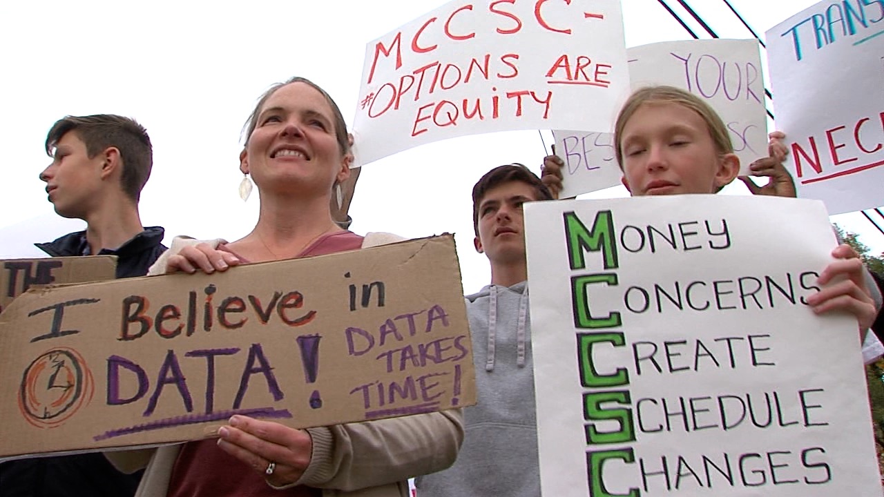 MCCSC Protest