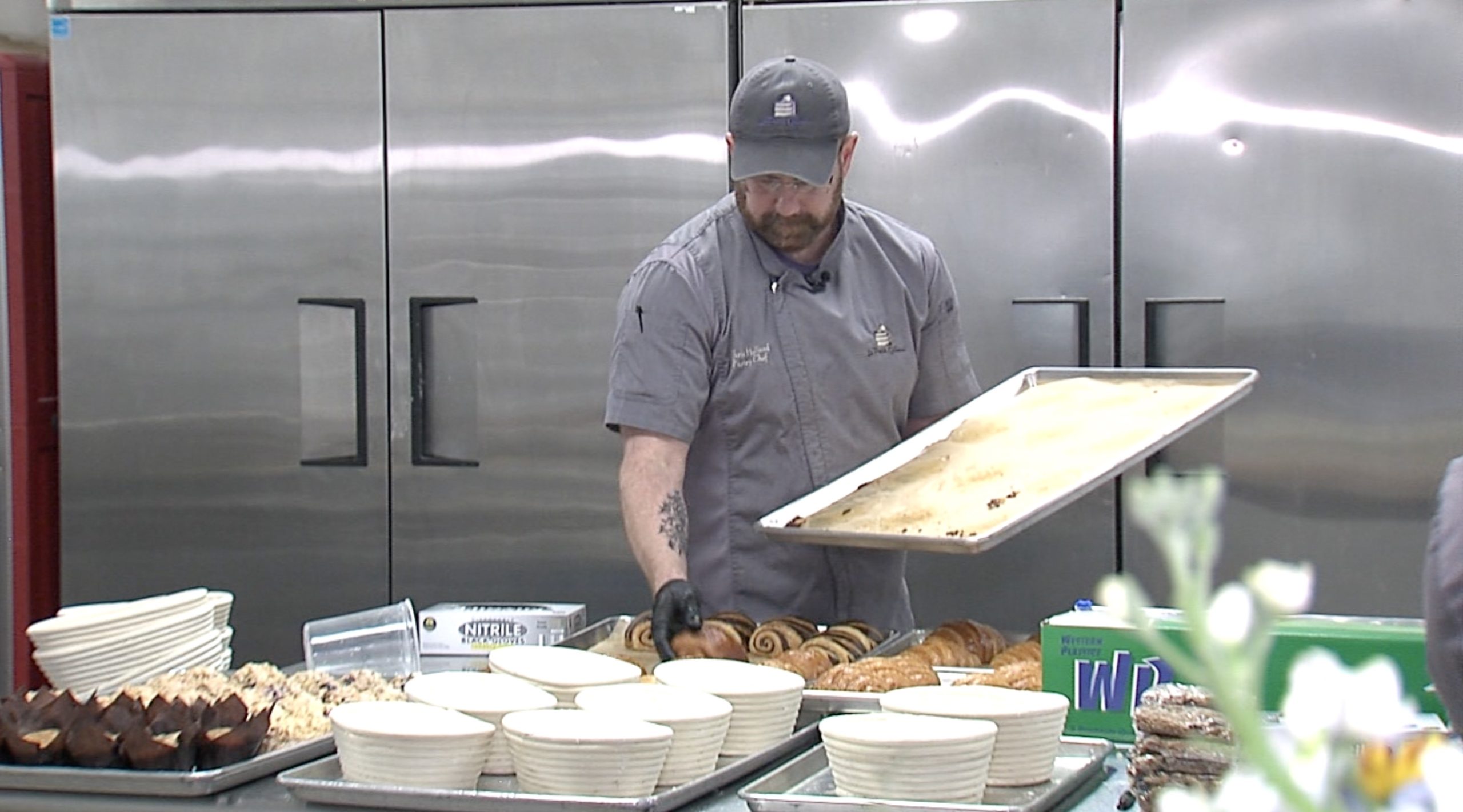 Chris Holland at work