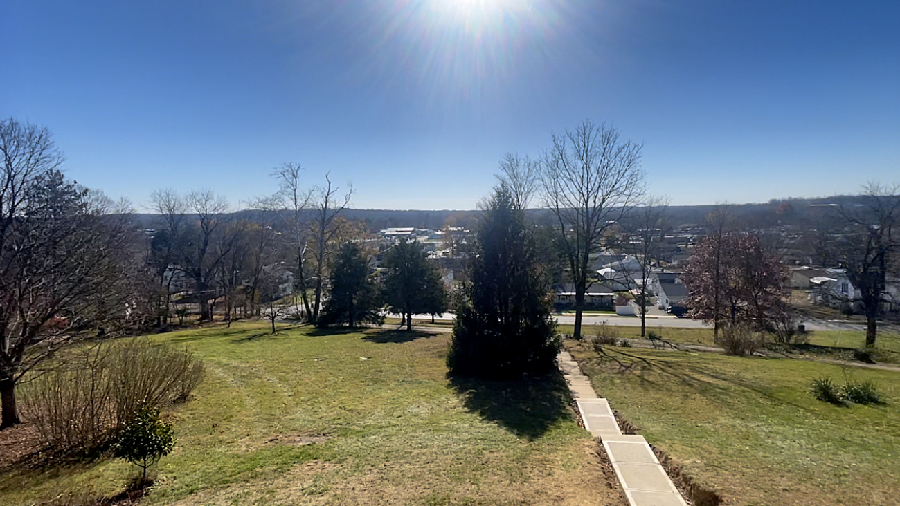 View looking down 