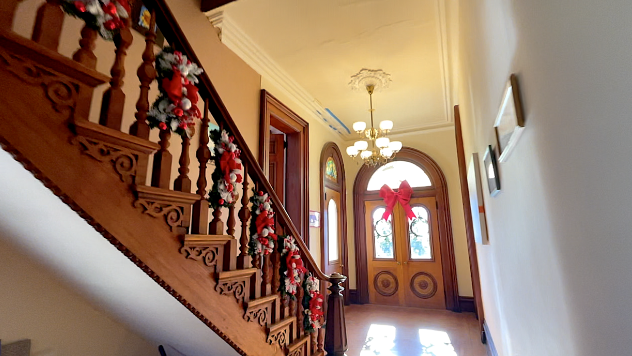 The stairway 
