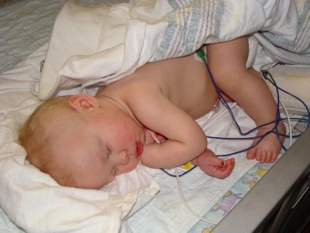 Aly Edmondson as a baby. 