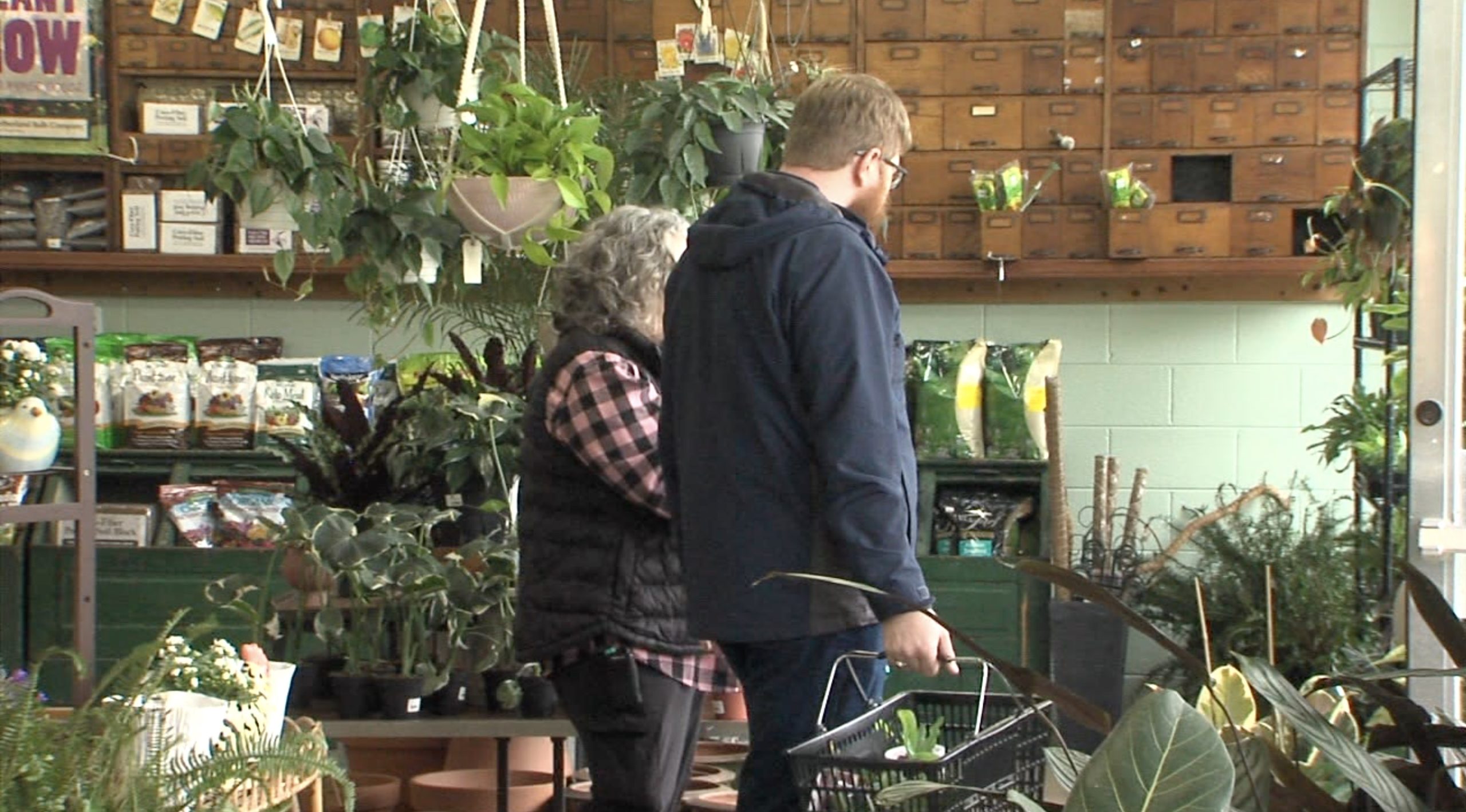 Customer at Alice's Garden
