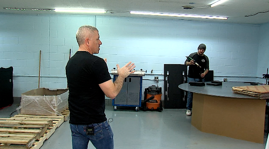 A tour of the facility 
