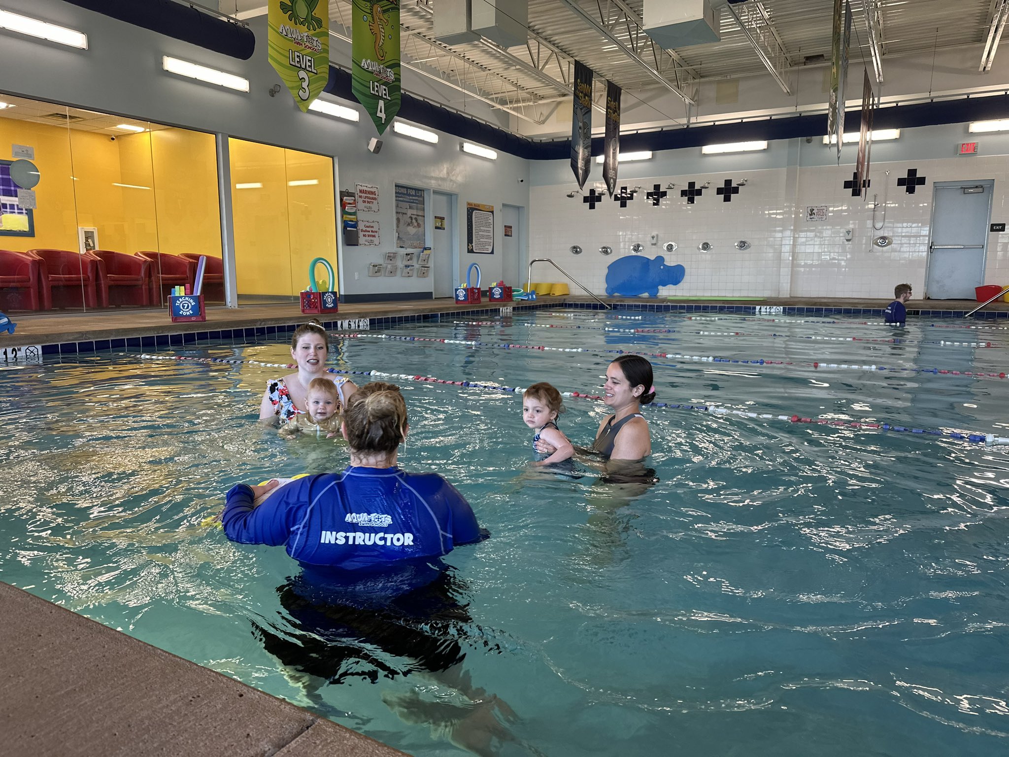 Aqua-Tots swim lesson