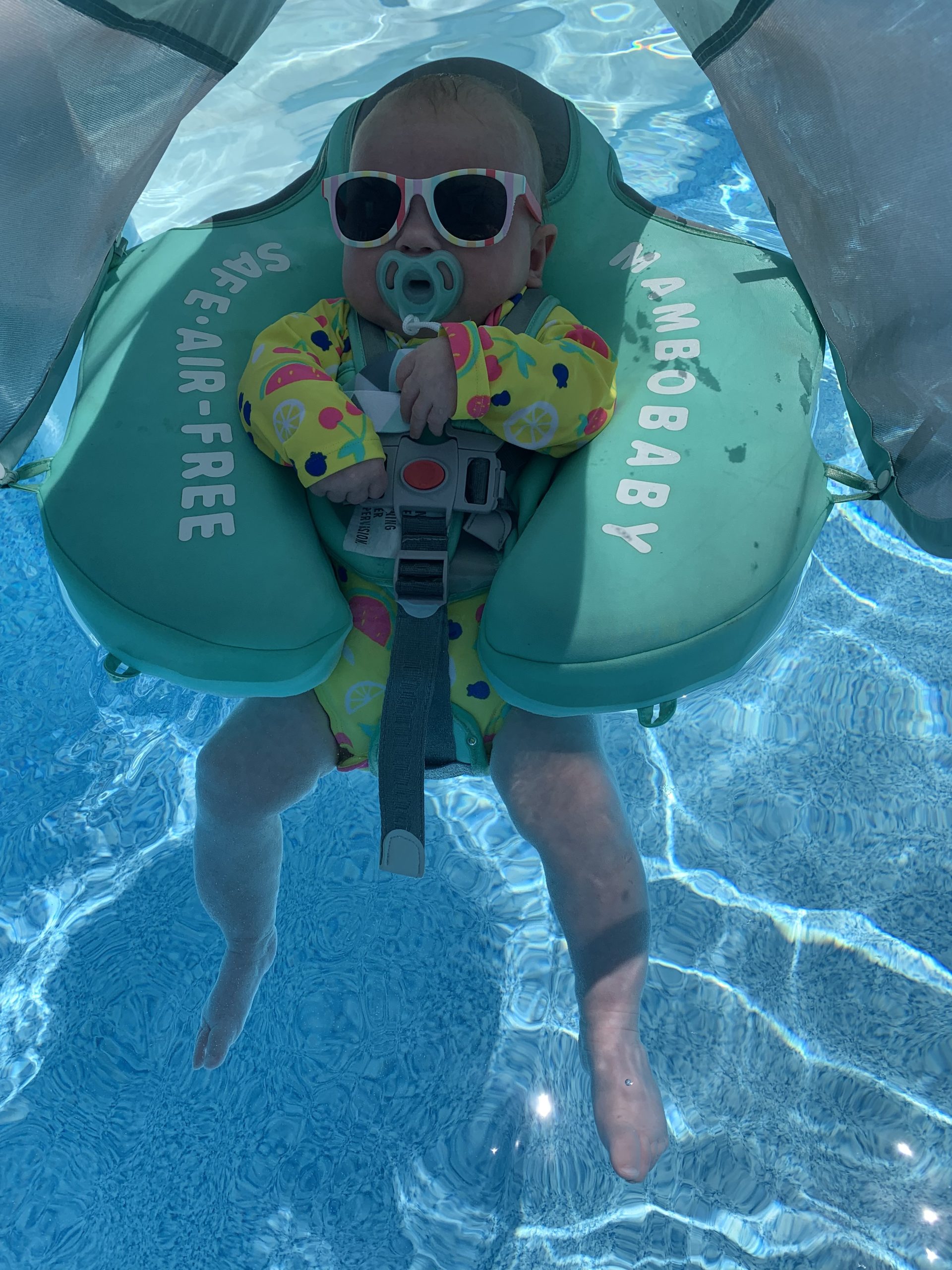 Everleigh in the pool 
