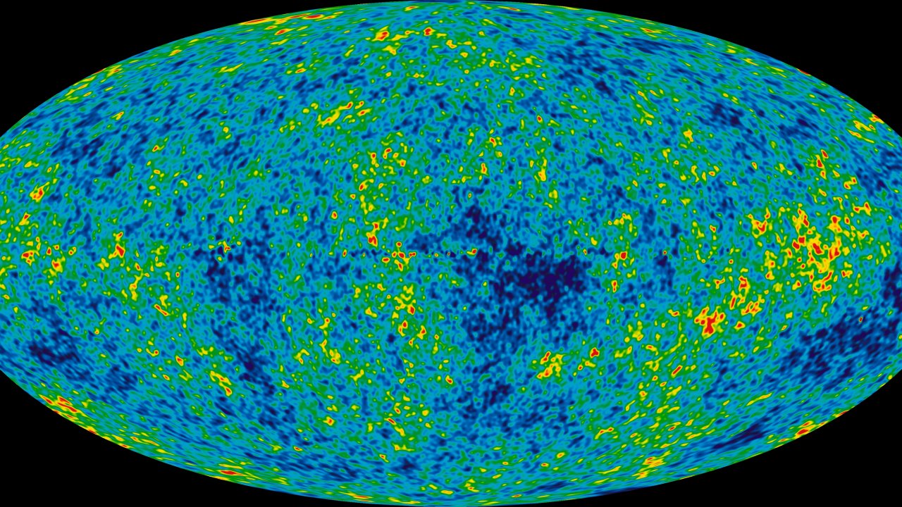 An image of the cosmic microwave background