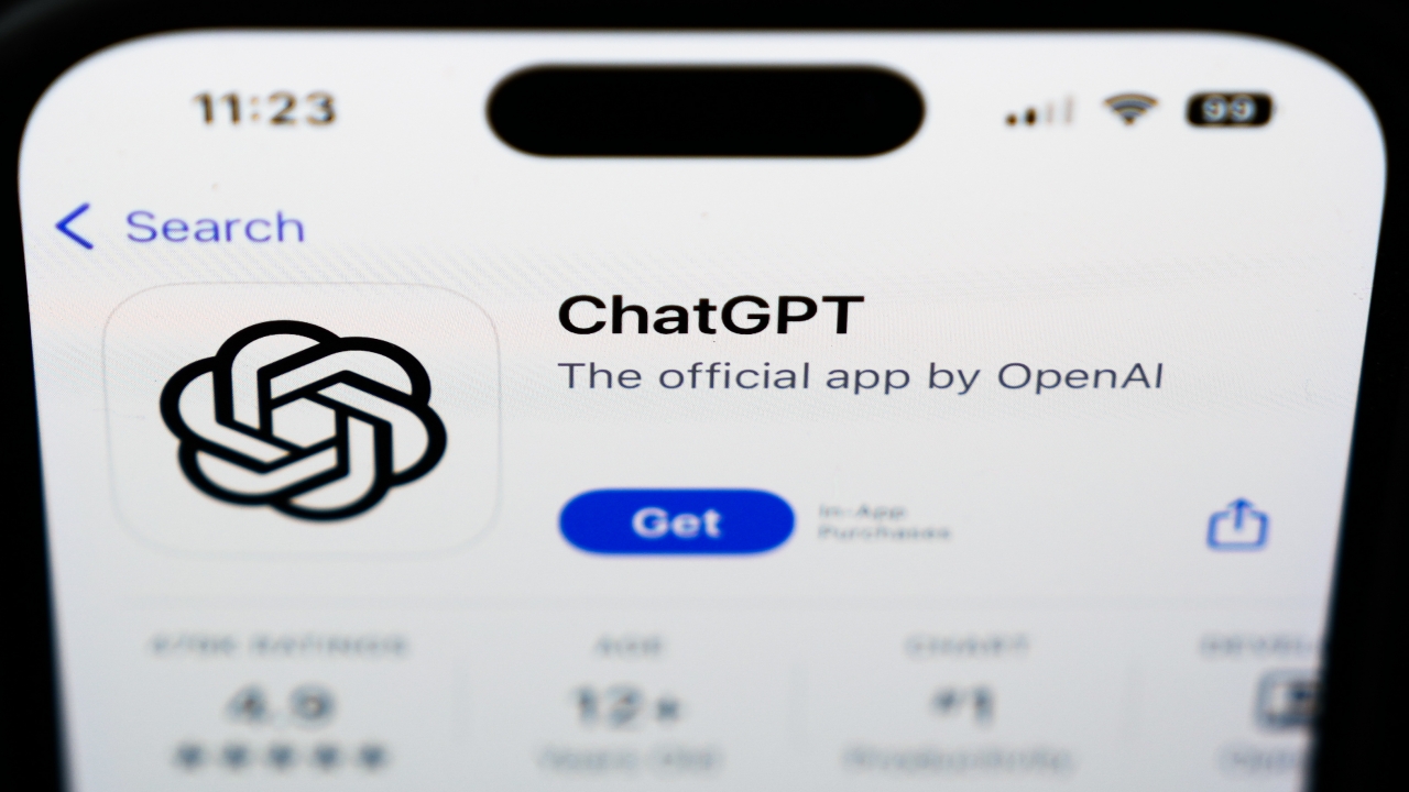 A ChapGPT logo is seen on a smartphone in West Chester, Pa., Wednesday, Dec. 6, 2023.