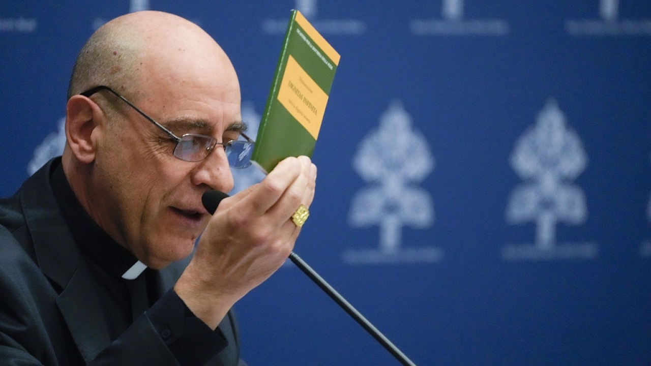 The prefect of the Vatican's Dicastery for the Doctrine of the Faith, Cardinal Victor Manuel Fernandez.