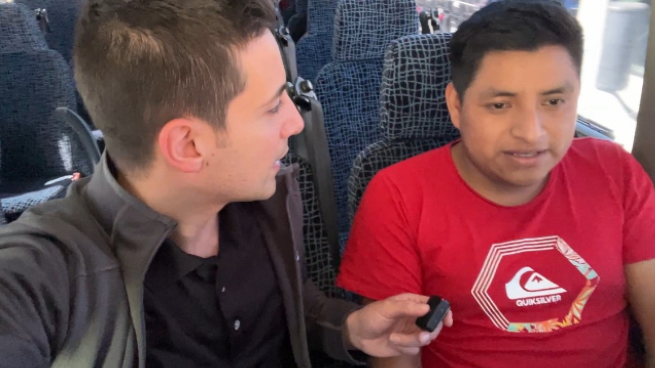 Scripps News Phoenix Correspondent Nick Ciletti speaks with a migrant who recently crossed into the U.S.