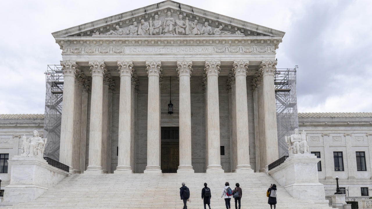 The Supreme Court is seen on Capitol Hill in Washington.