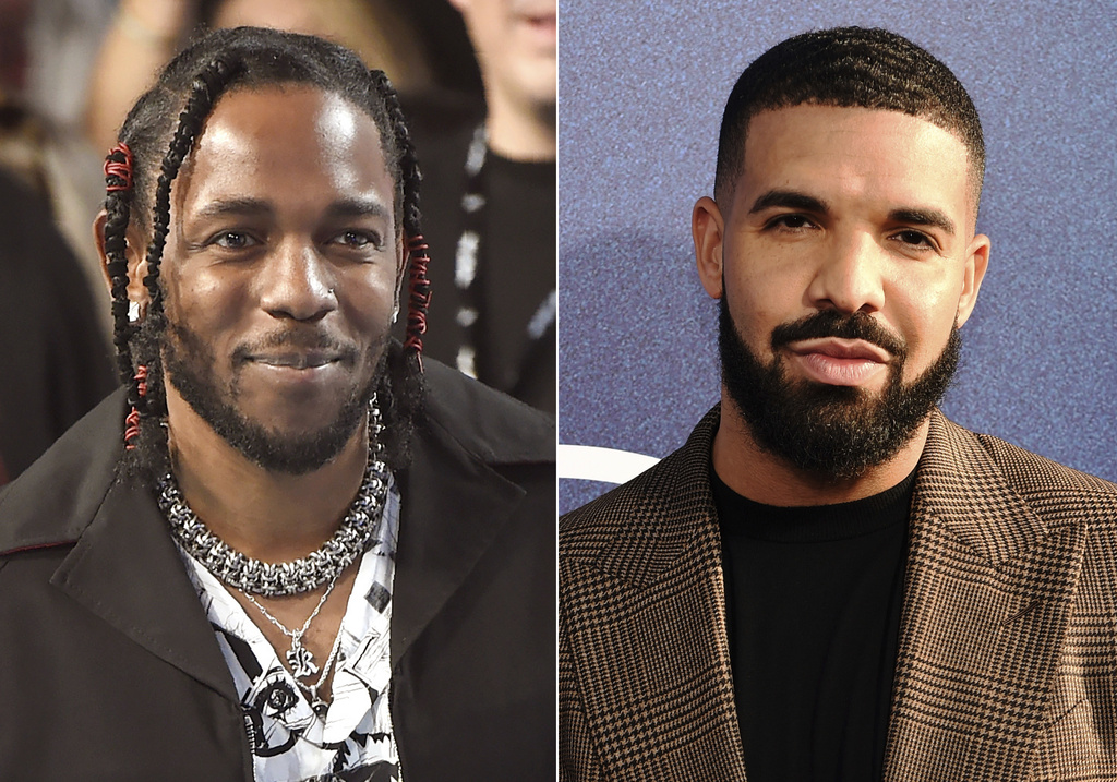 Kendrick Lamar and Drake.