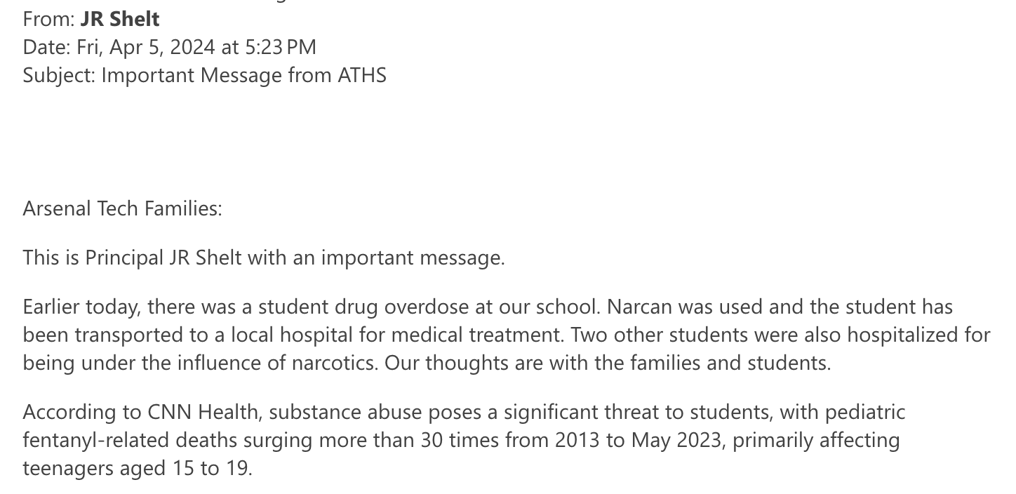 Arsenal Tech e-mail 2