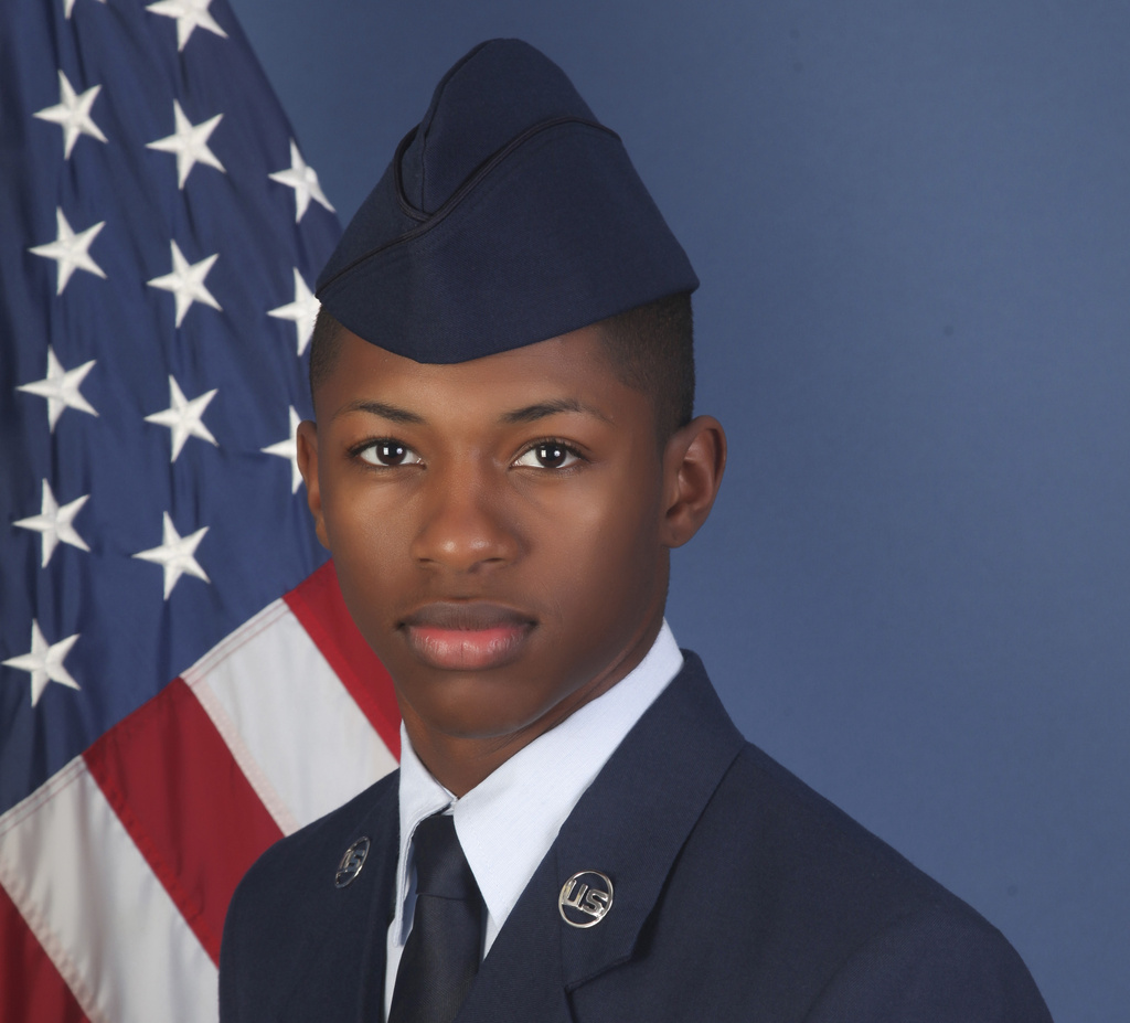 This photo provided by the U.S. Air Force shows Senior Airman Roger Fortson