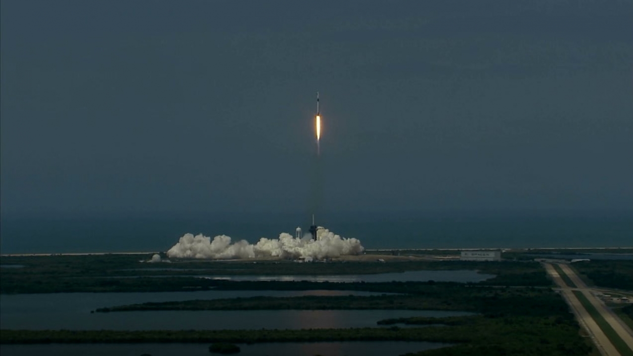 Historic launch of Crew Dragon from U.S. soil
