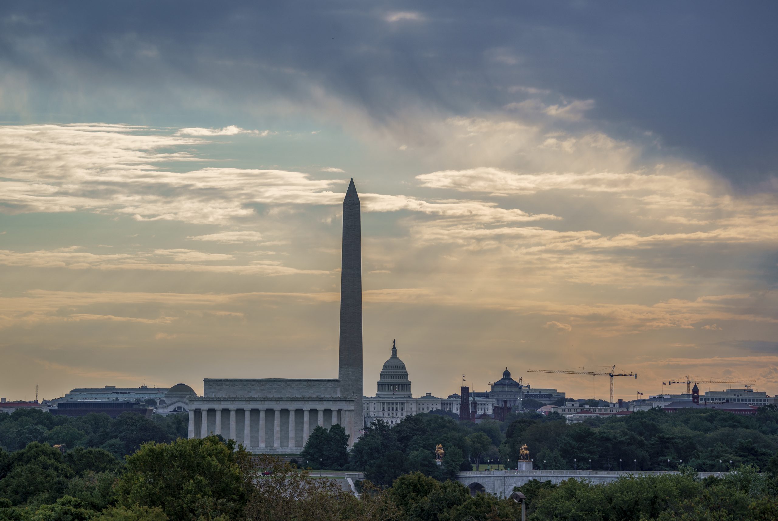 Washington, D.C. skyline Capitol Hill
