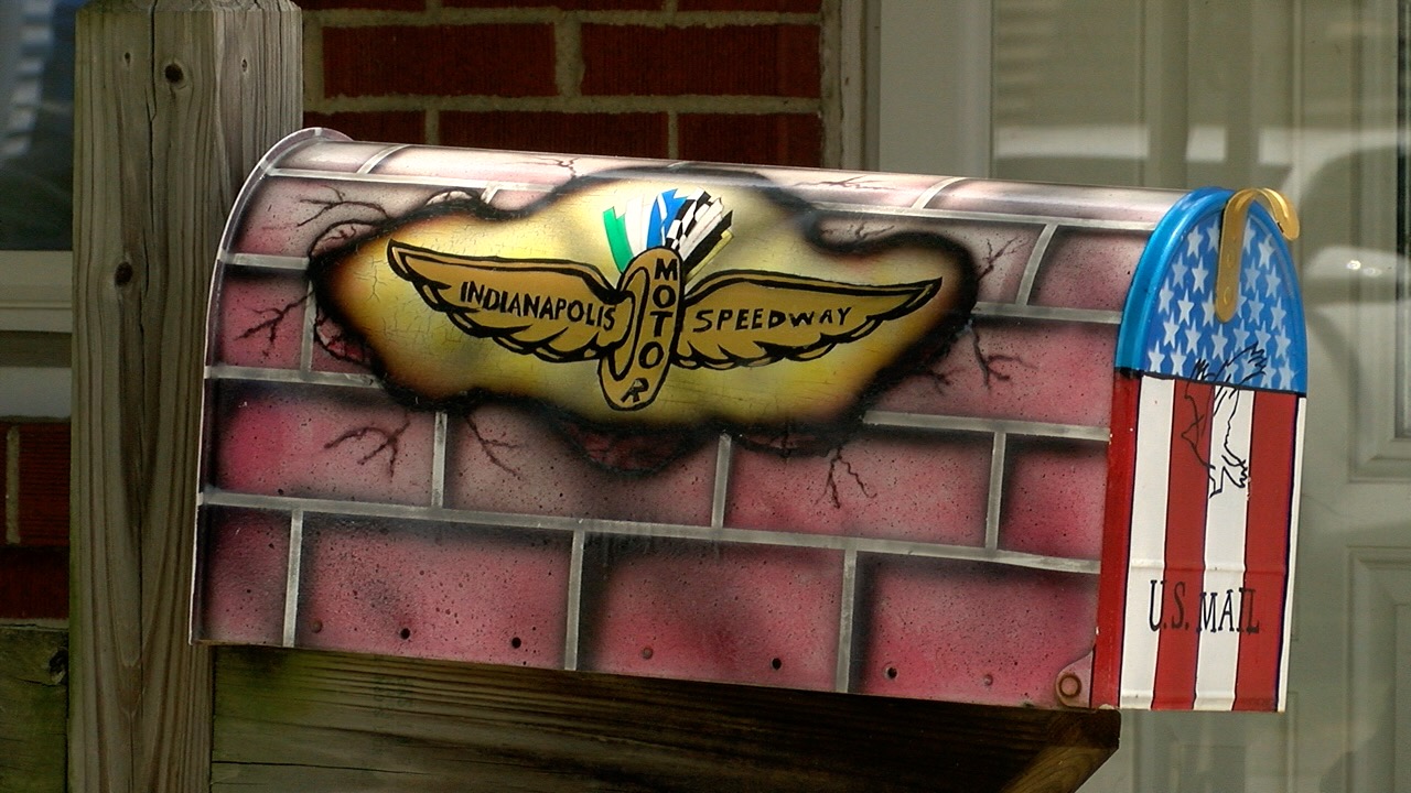 Indianapolis Motor Speedway mailbox