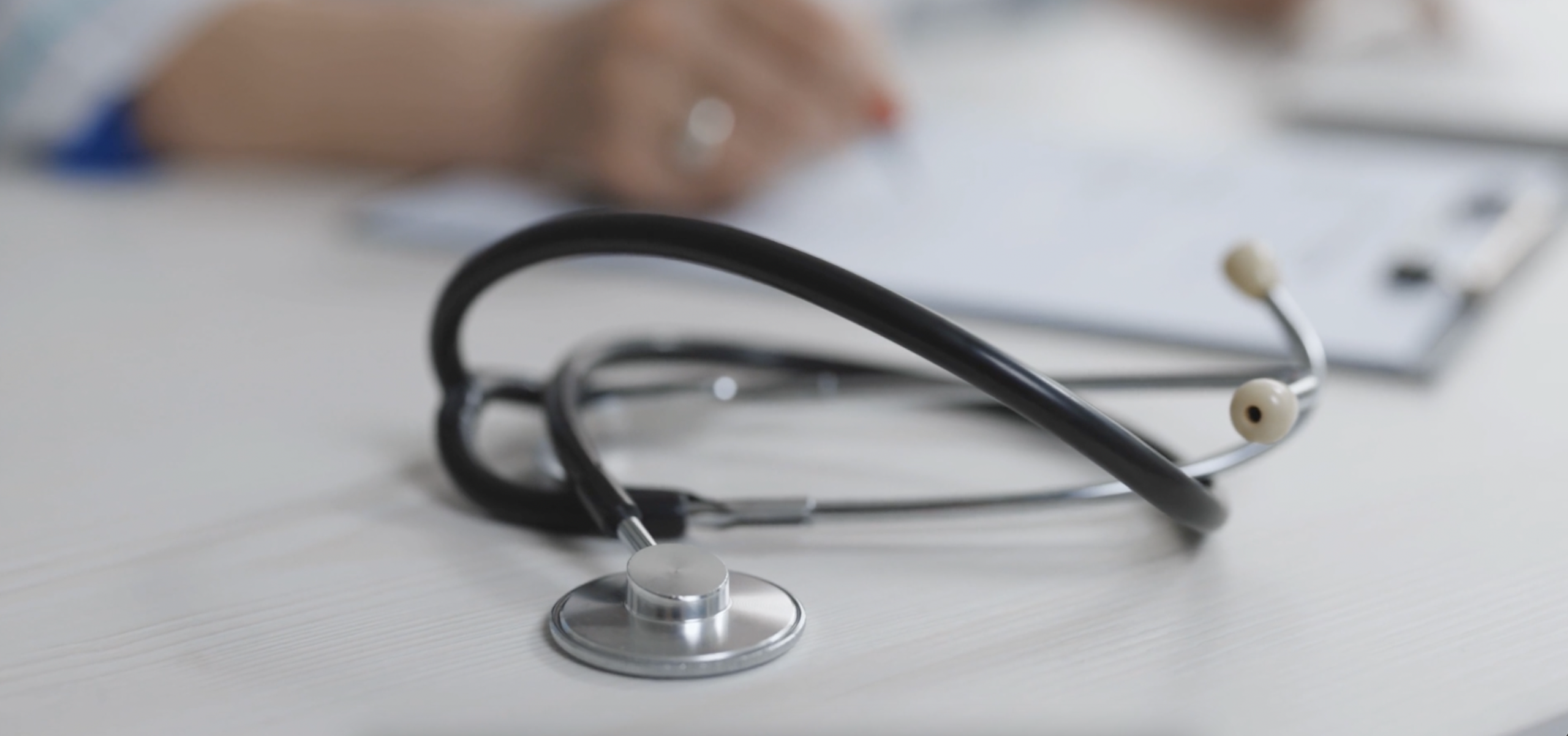 A doctor's stethoscope.