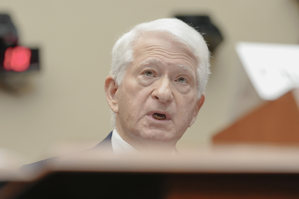UCLA Chancellor Gene Block testifies.