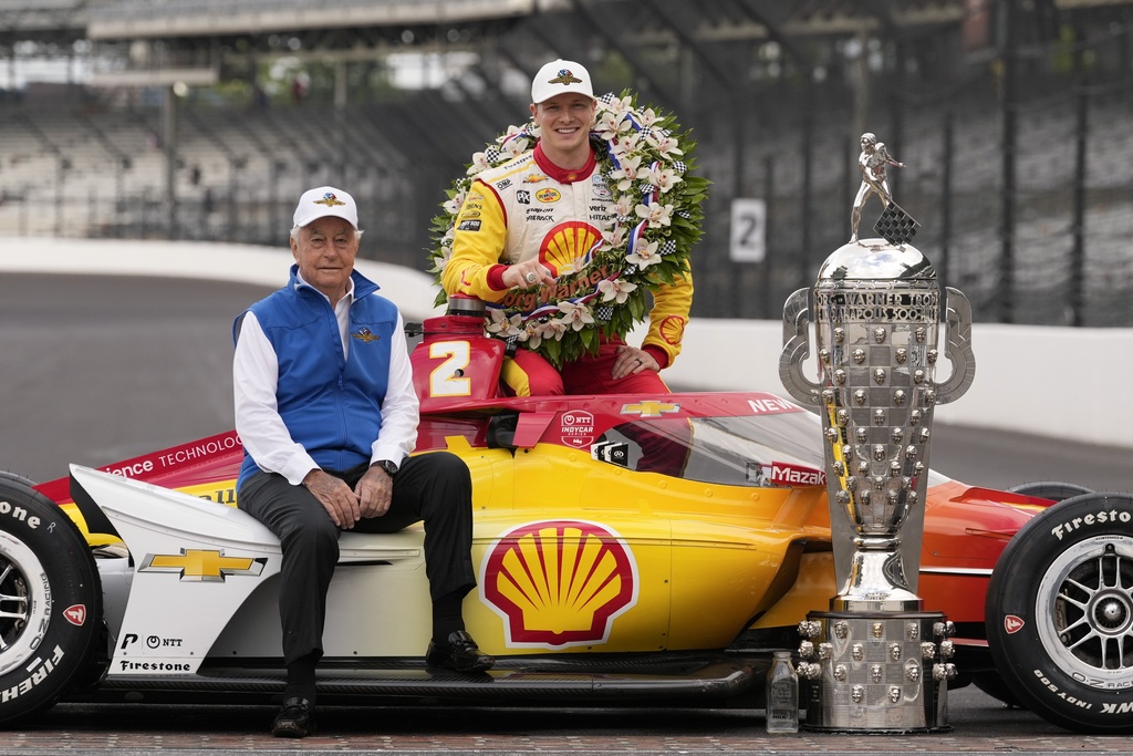 Josef Newgarden and Roger Penske