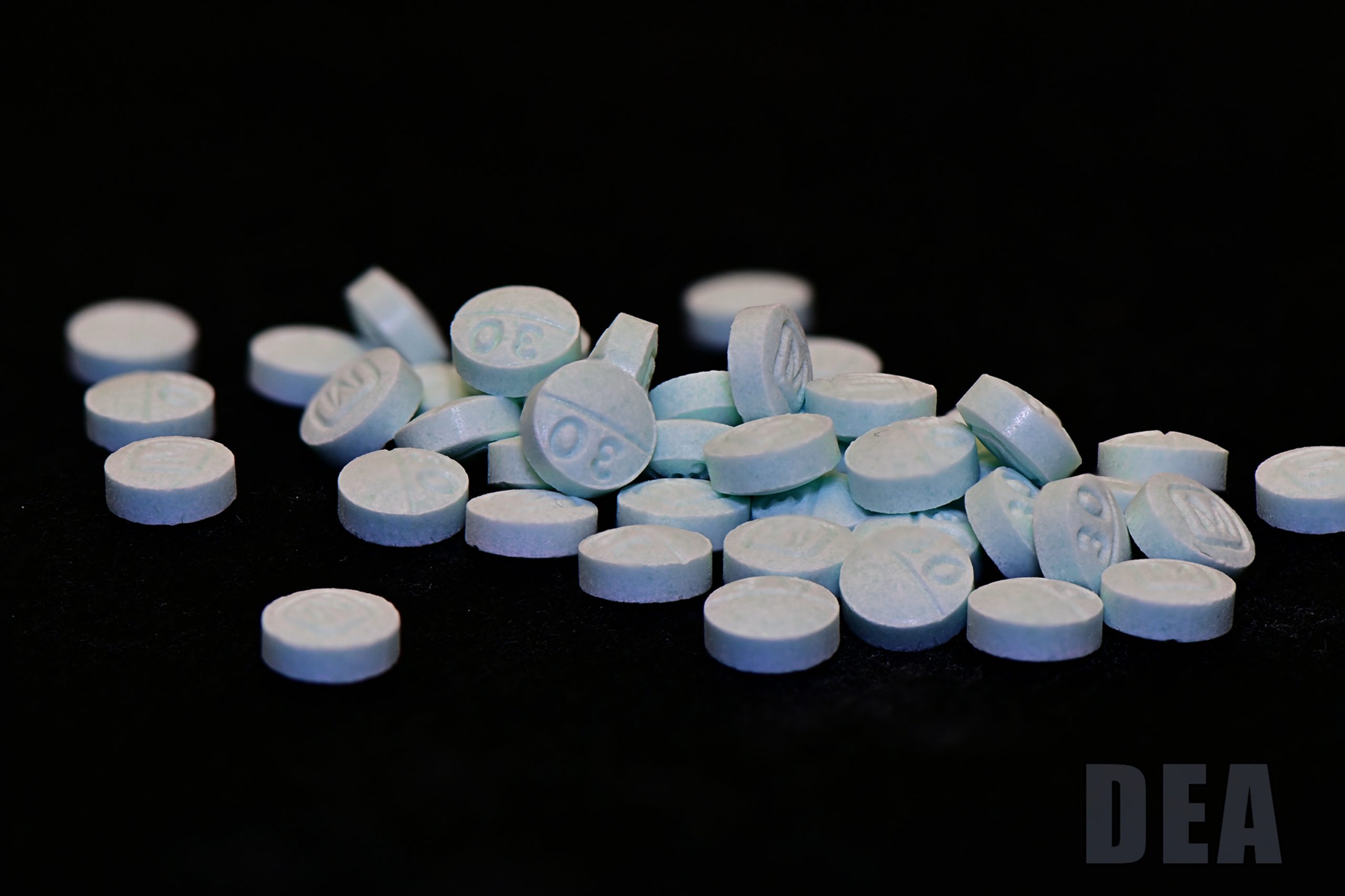 Illegal pills containing fentanyl.