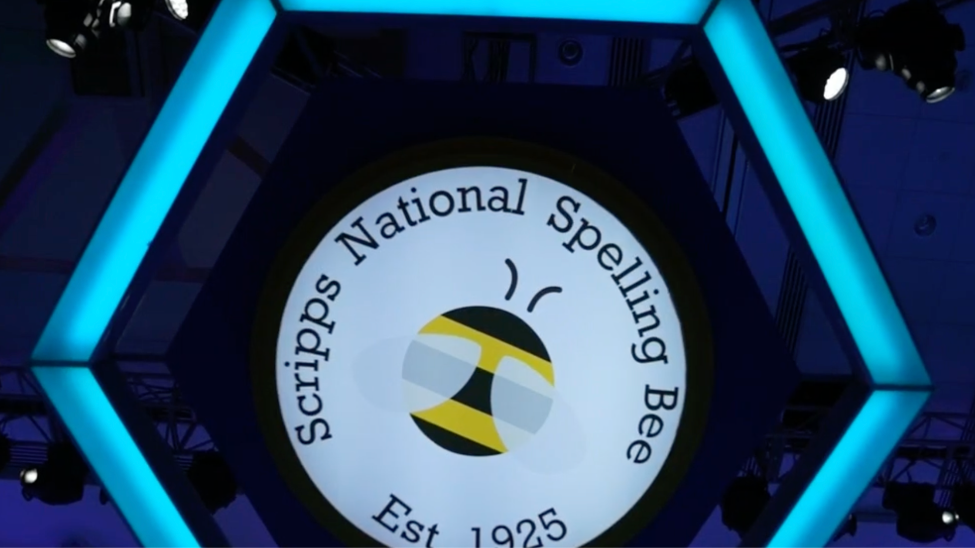 Scripps National Spelling Bee signage