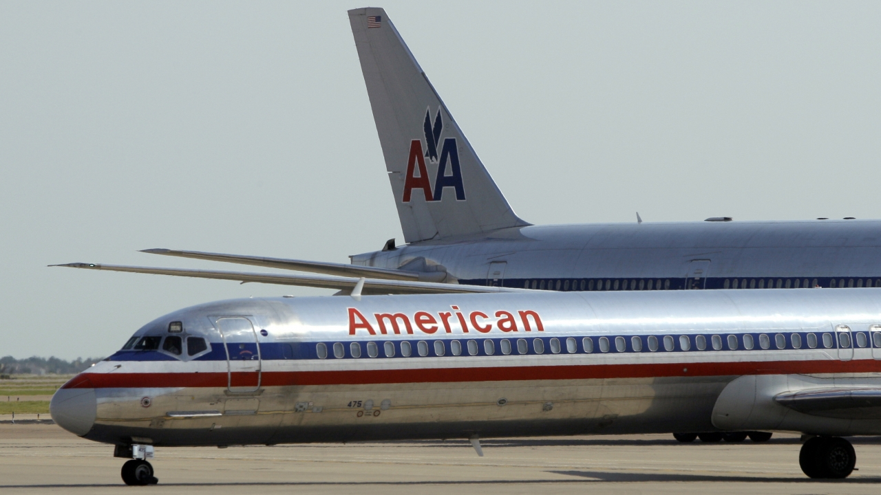 An American Airlines aircraft