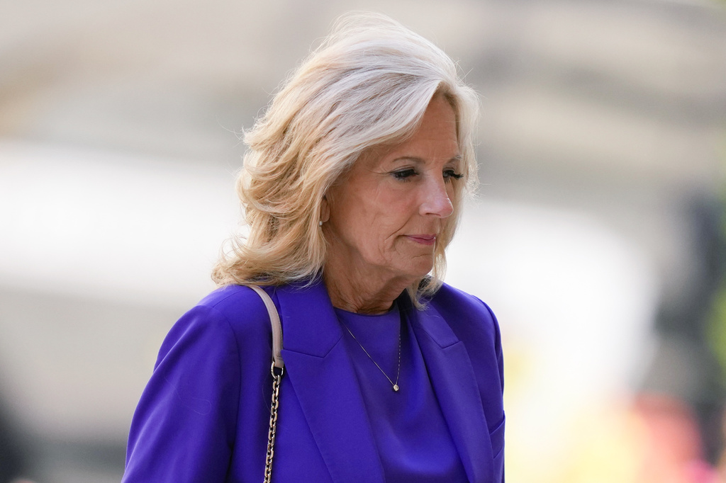 First lady Jill Biden arrives ahead of Hunter Biden's trial at federal court