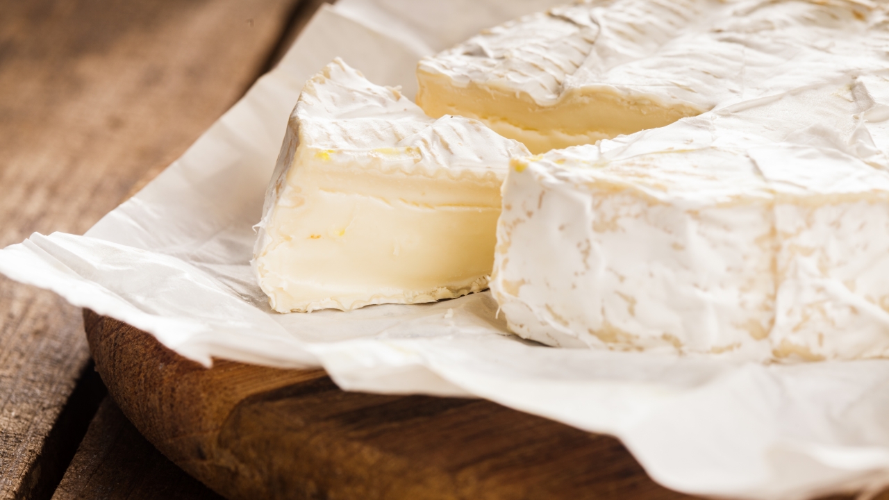 A soft cheese is shown.