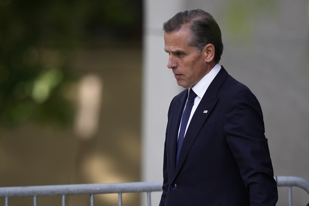Hunter Biden outside of federal court in Wilmington, Delaware