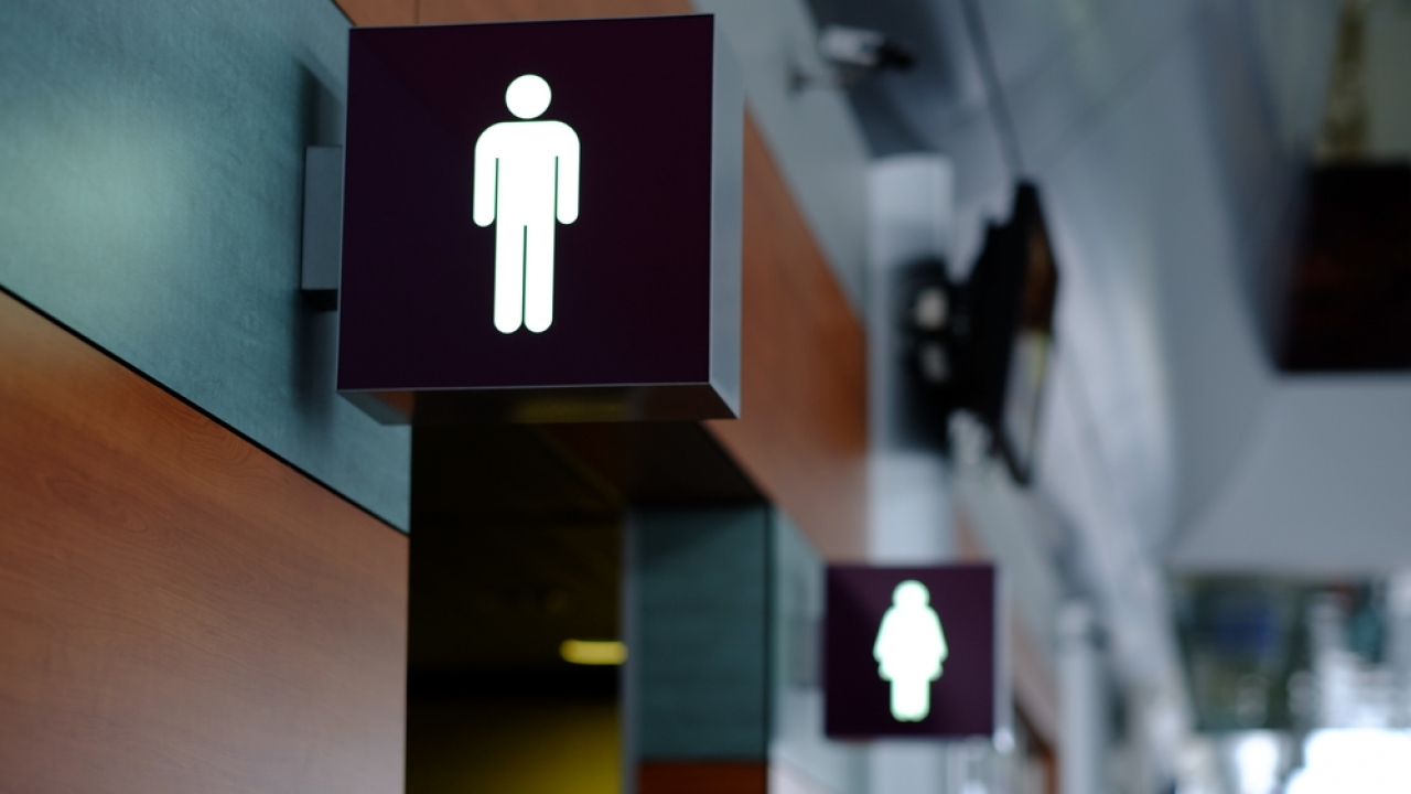 Bathroom signs