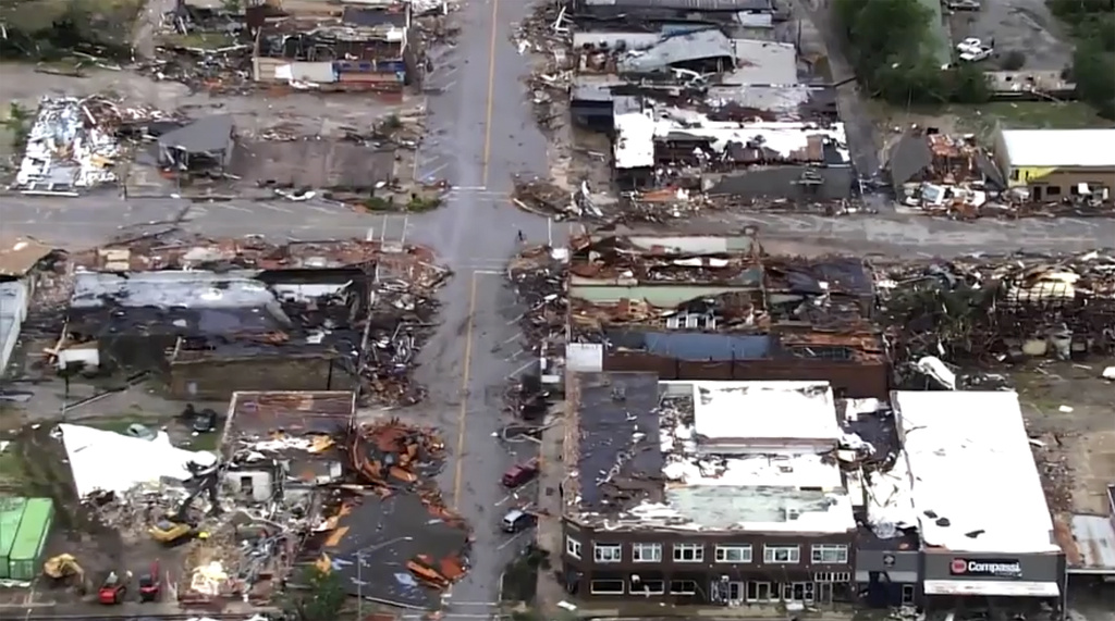 Oklahoma Tornado Damage 4-28-24