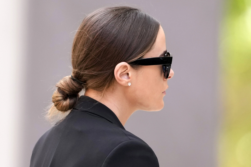 Naomi Biden arrives at federal court in Wilmington, Delaware.