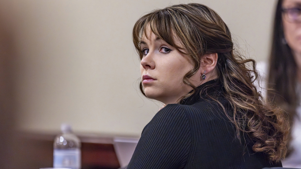 Hannah Gutierrez-Reed, the former armorer at the movie "Rust," appears in court.
