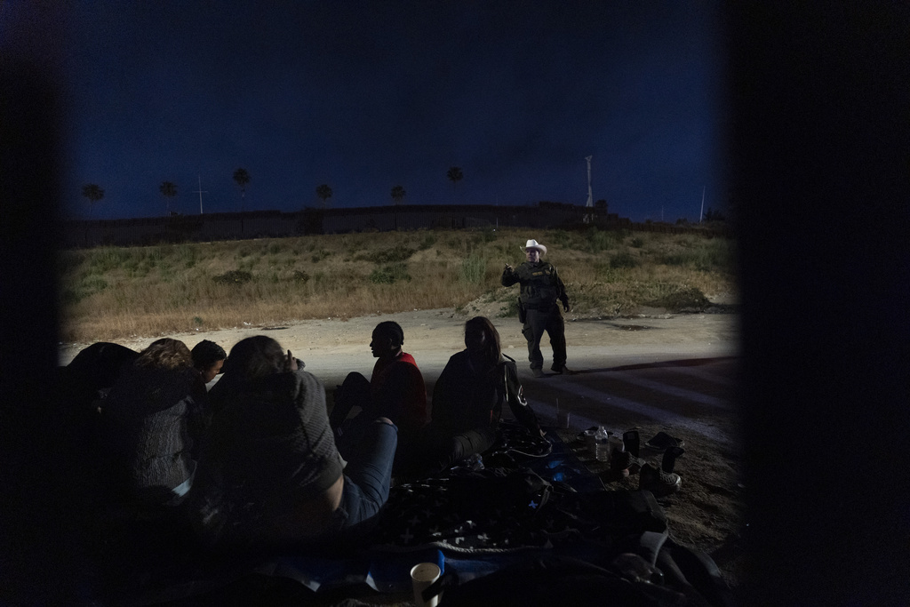 Migrants at the U.S.-Mexico border