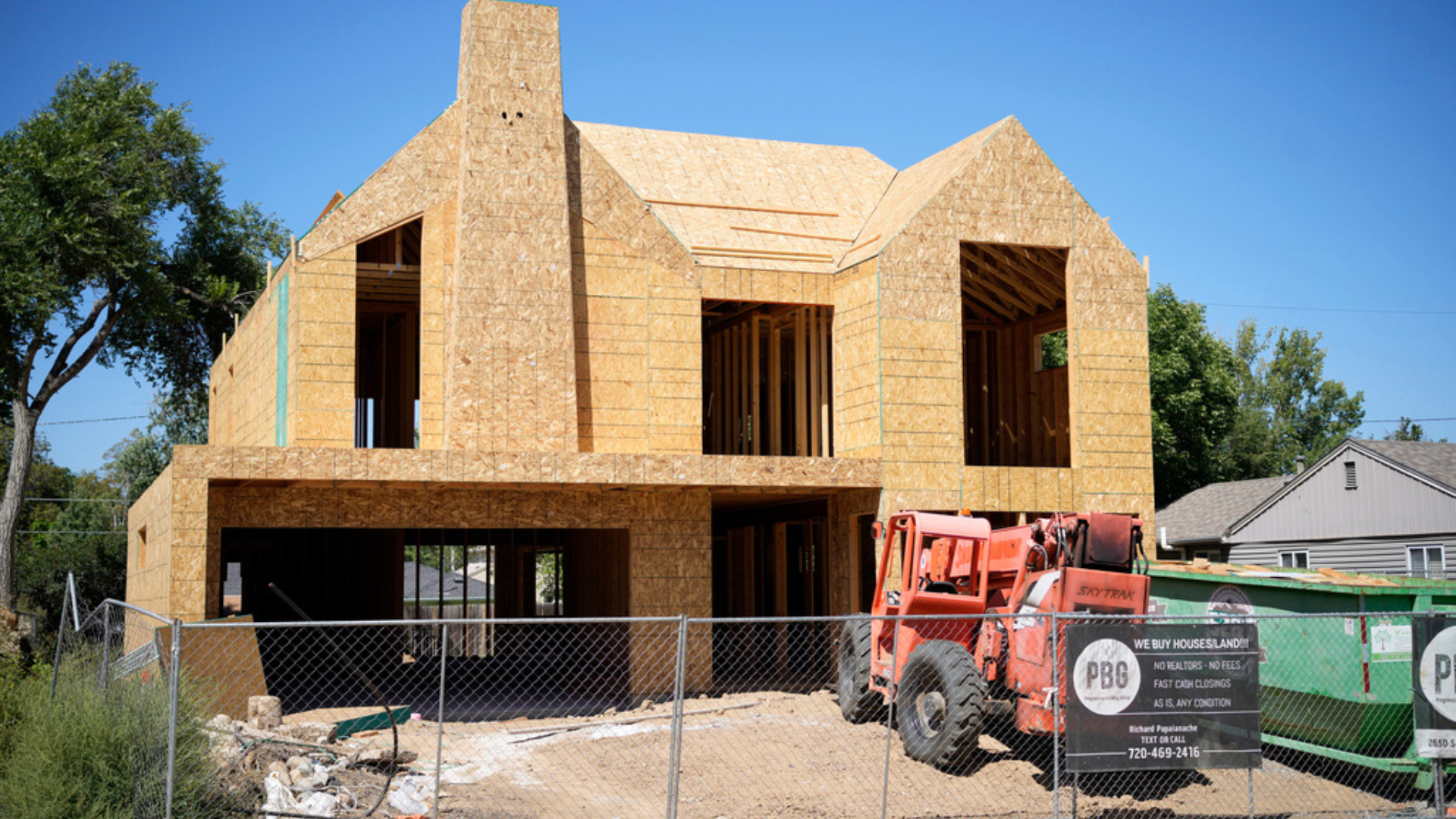 A new home under construction