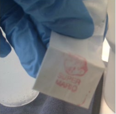 A street drug bag labeled "Super Mario" is shown.