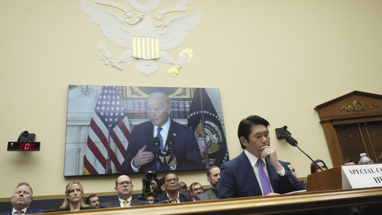 Special counsel Robert Hur.