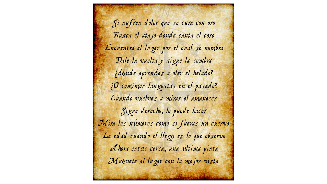 Utah treasure hunt clue is a poem in Spanish