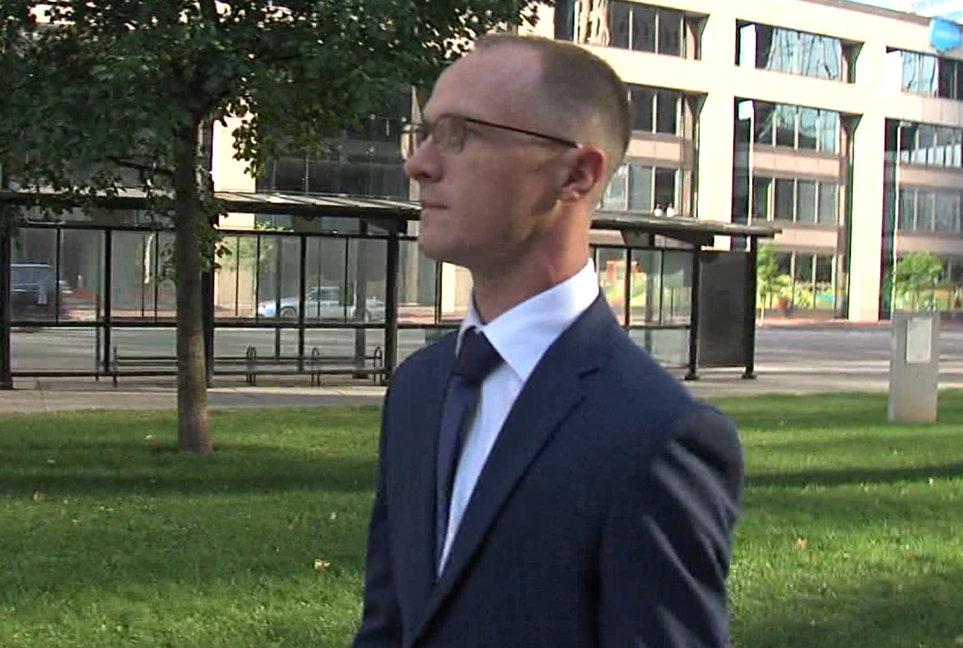 Corey Posey headed into court for his first federal trial in June 2023