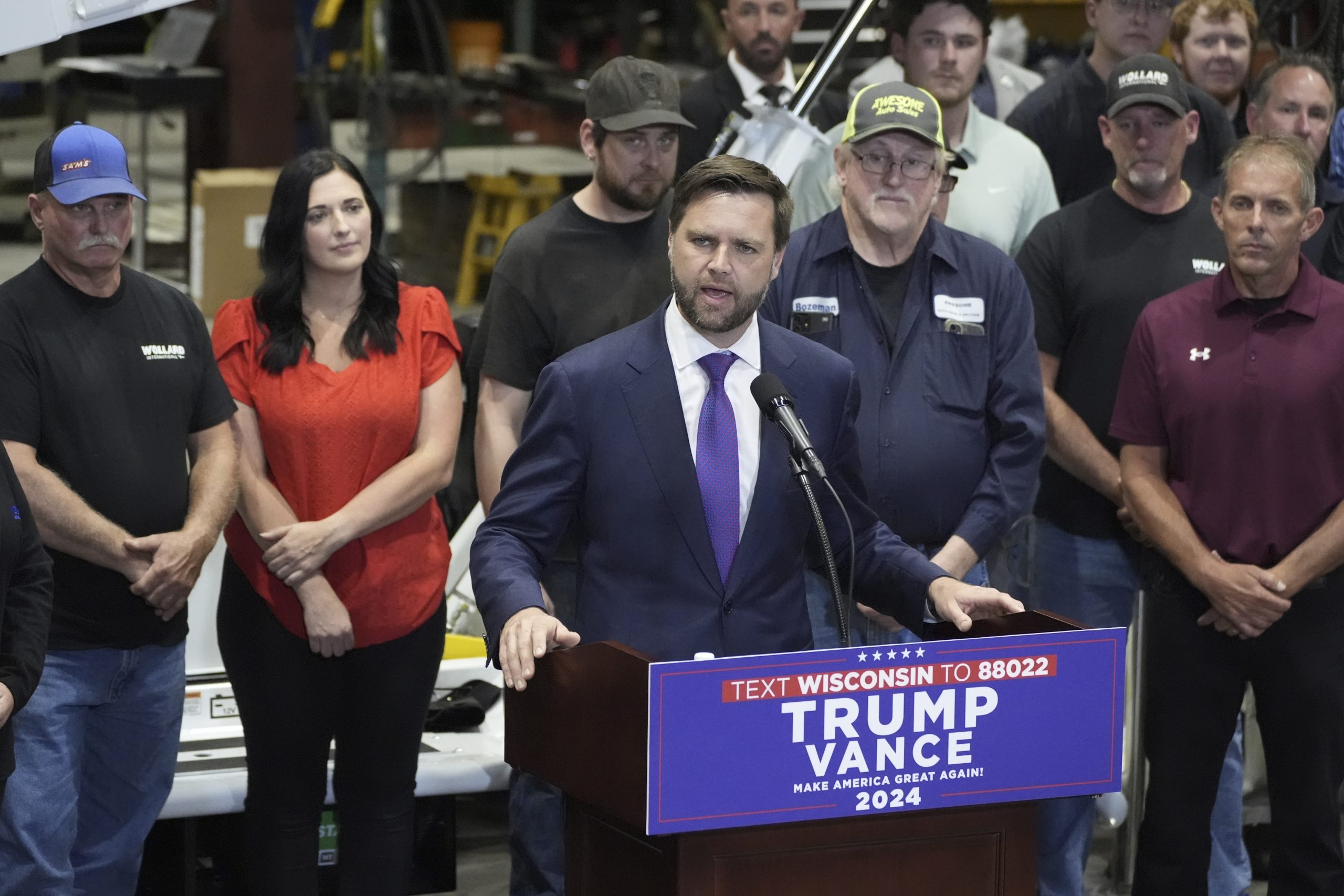 Republican vice presidential nominee Sen. JD Vance.