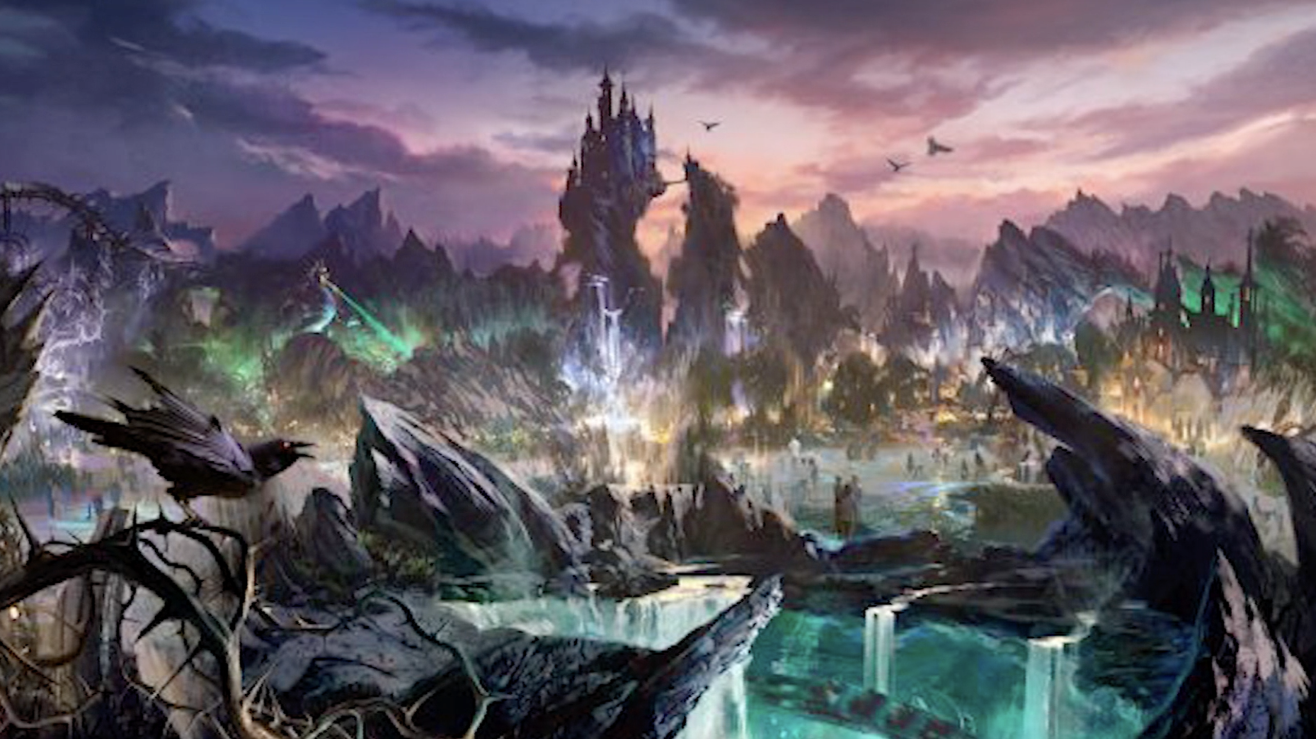 Concept for Walt Disney World's new villain section. 