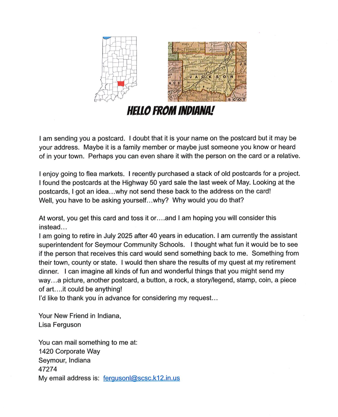 Ferguson's letter