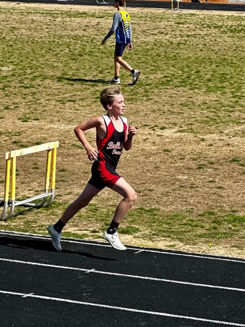 Gabriel Abbott running Cross Country 