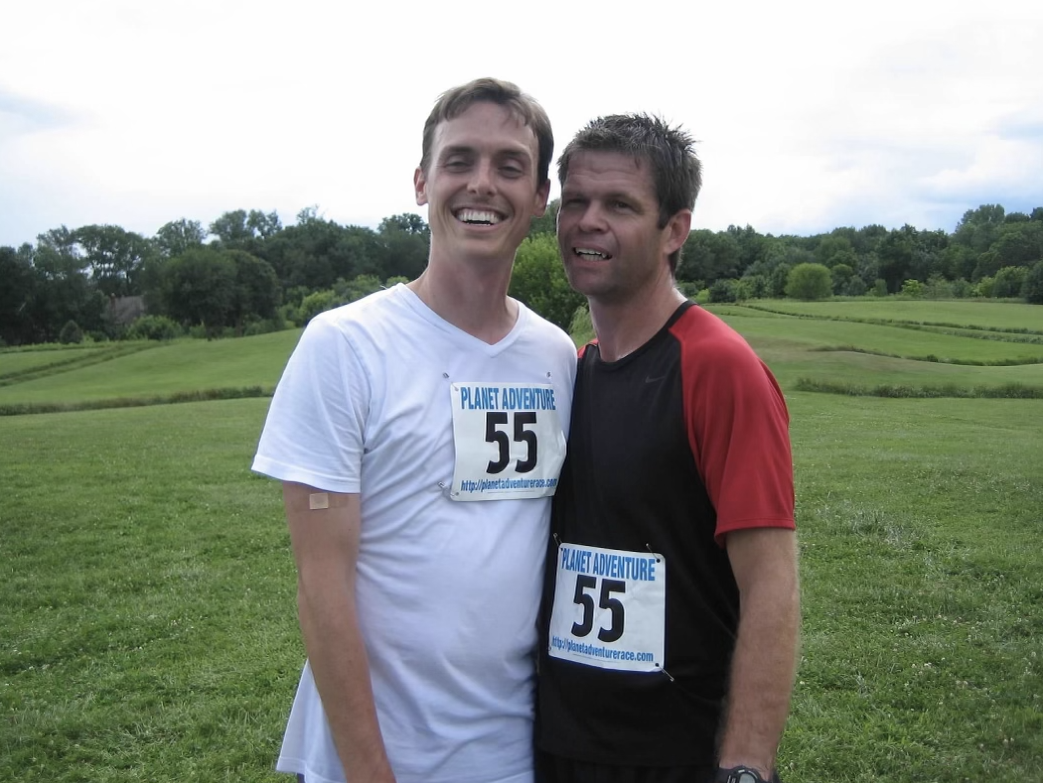 Chuck and his friend, Matt