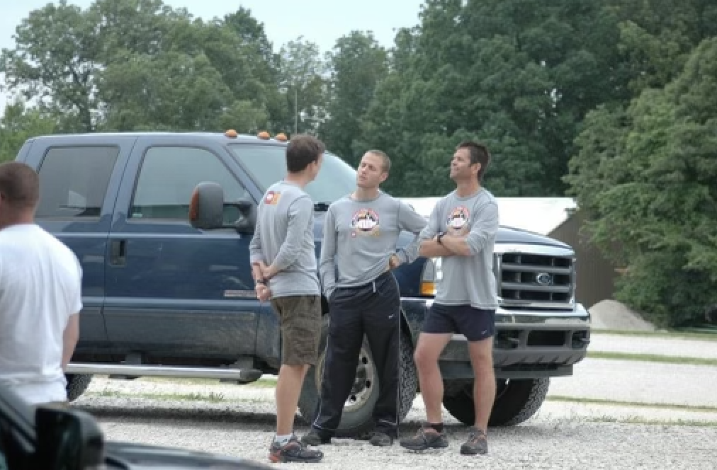 Chuck and his friend, Matt
