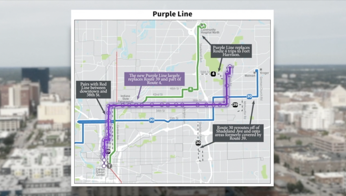purple line