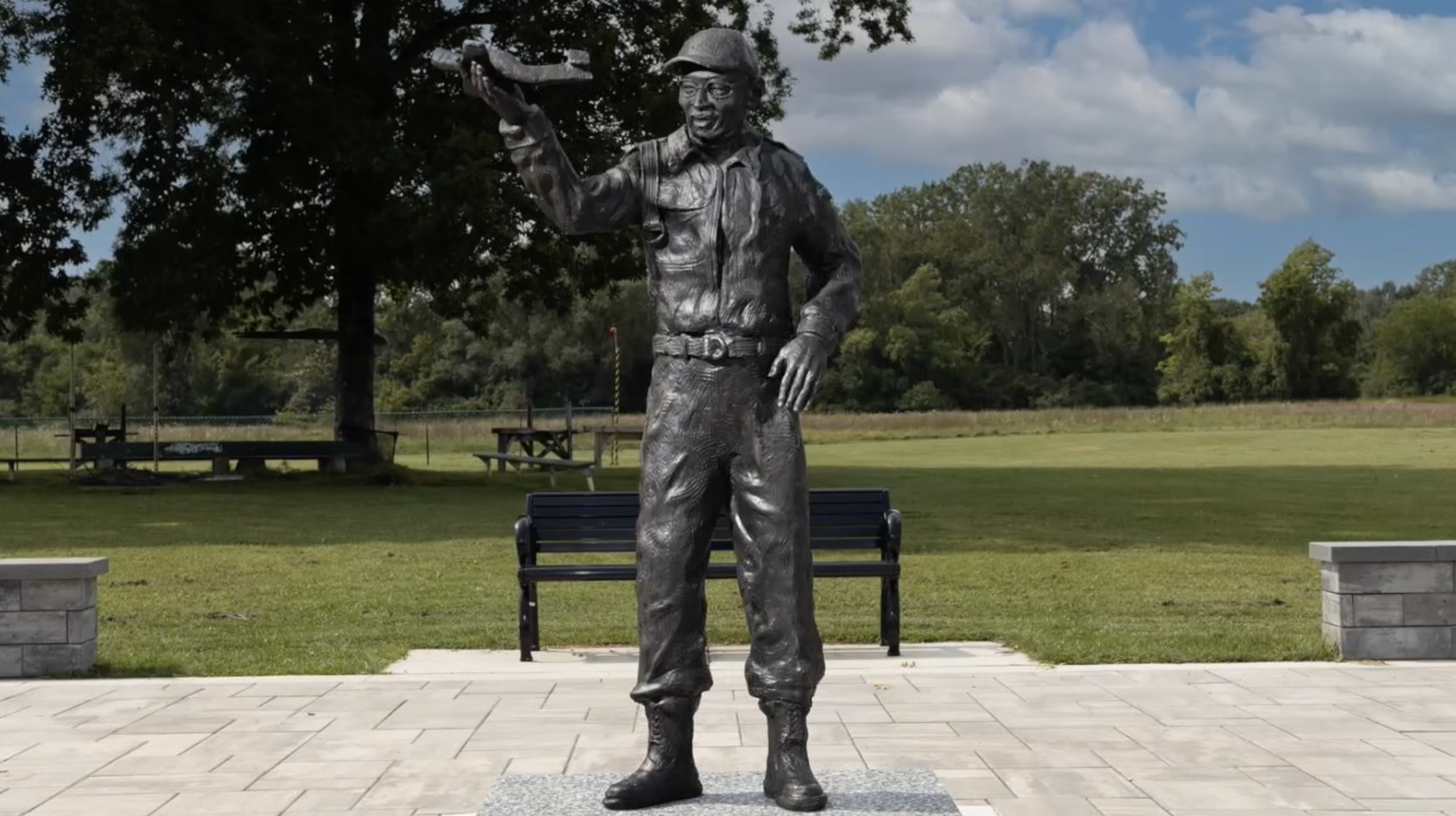 Lt. Col. Alexander Jefferson statue